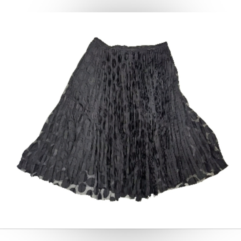 AKRIS Punto Polka Dot Midi Skirt SZ 10